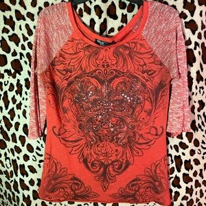 Bedazzled Graphic Shirt